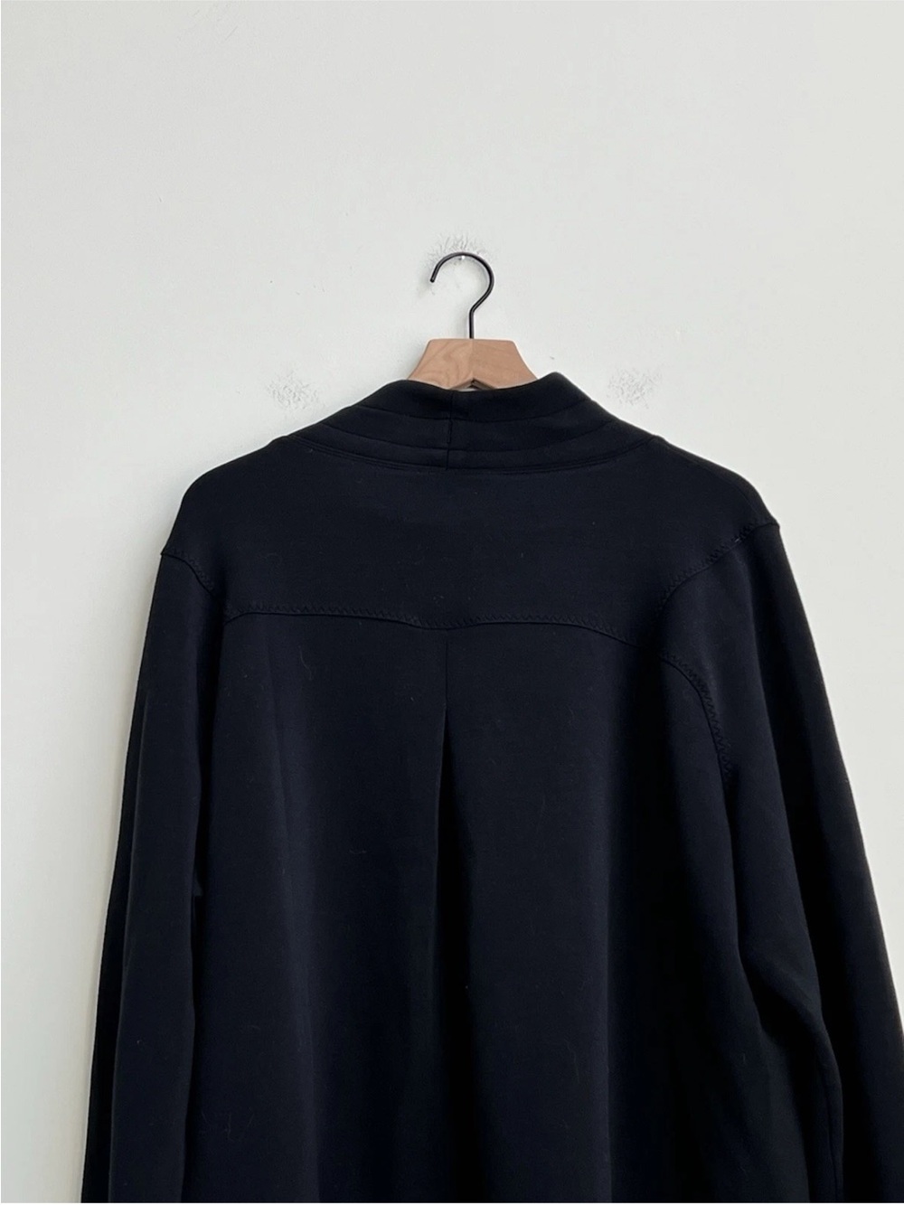 Spanx Air Essentials Got Ya Covered Pullover Sweatshirt Mock Neck Black comfort - Picture 11 of 12